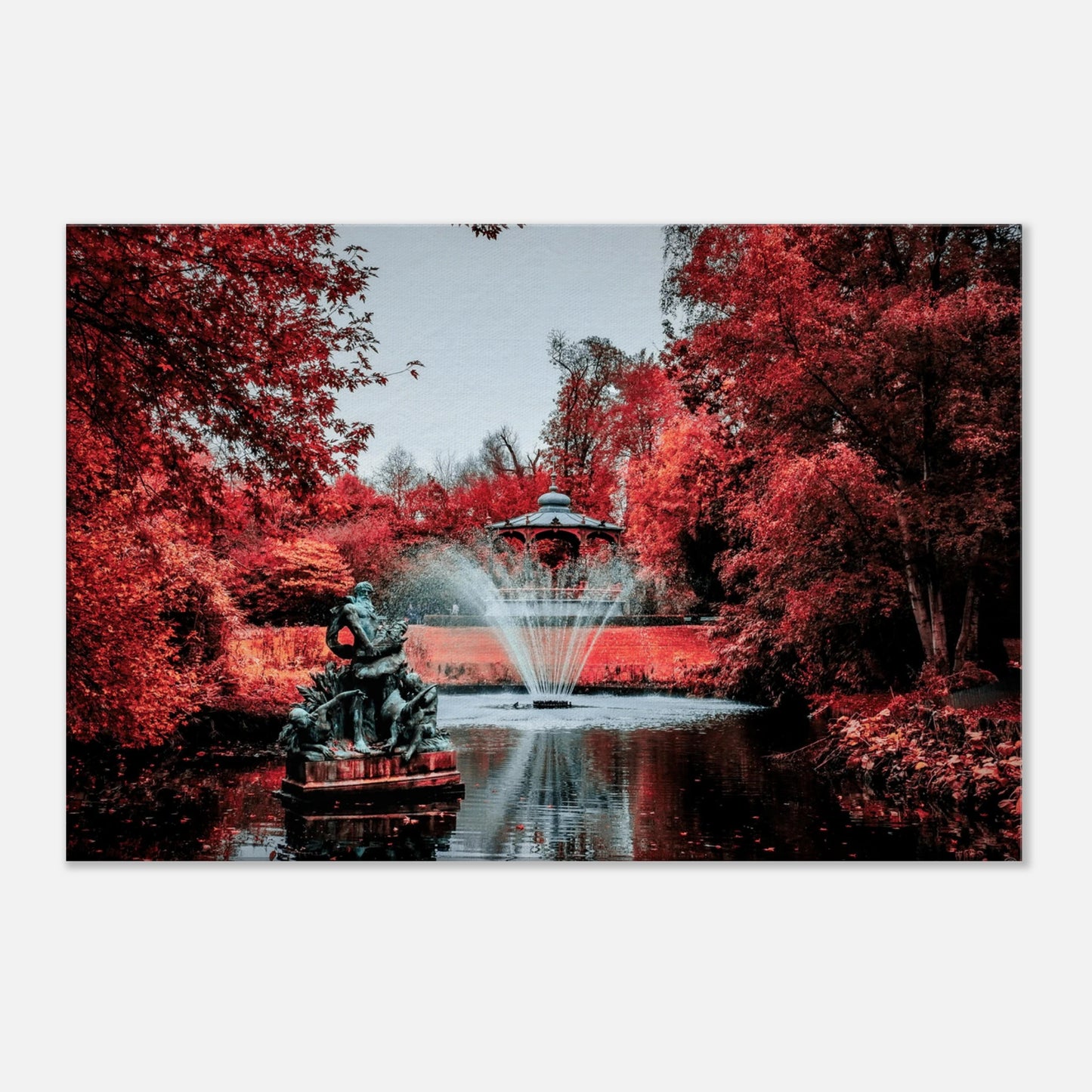 "Betoverd Herfstpark" - Monkey Prints - Print Material