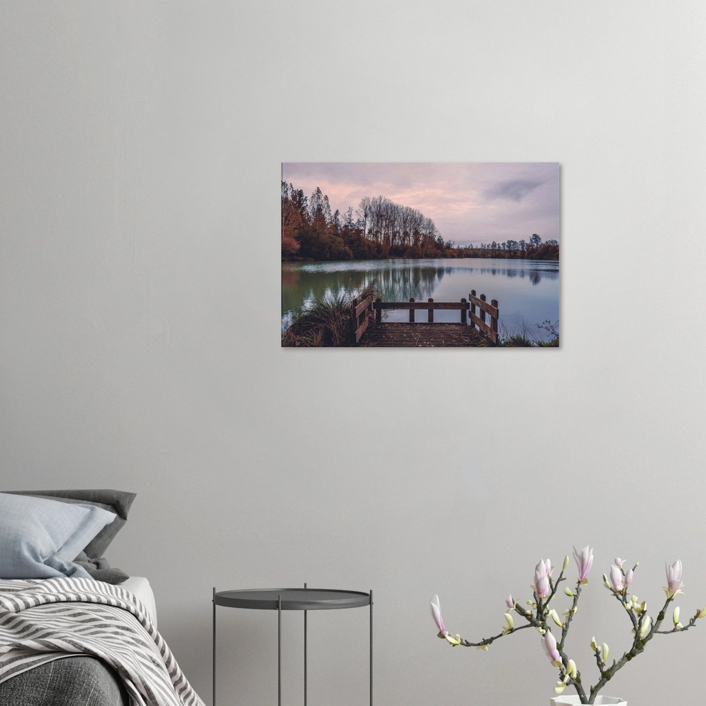 "Brume sur le Ponton" - Monkey Prints - Print Material