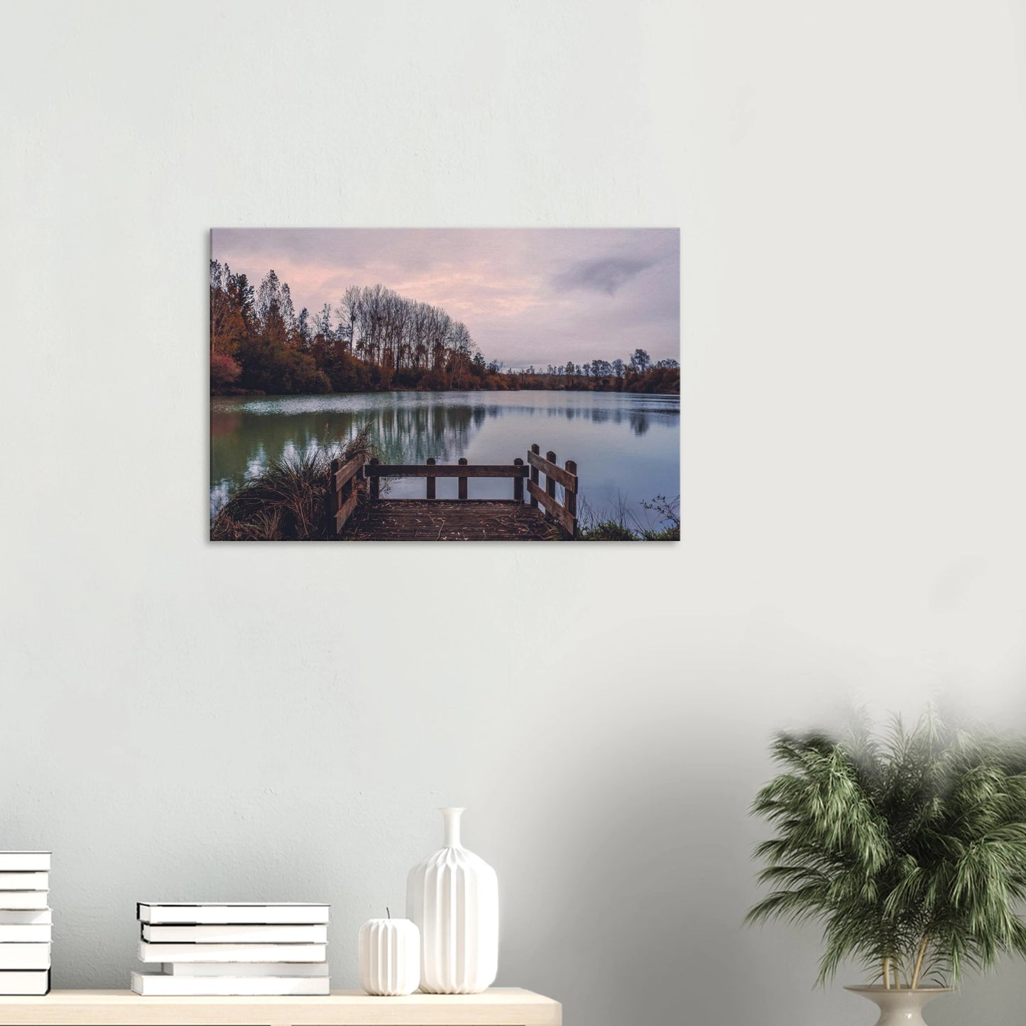 "Brume sur le Ponton" - Monkey Prints - Print Material