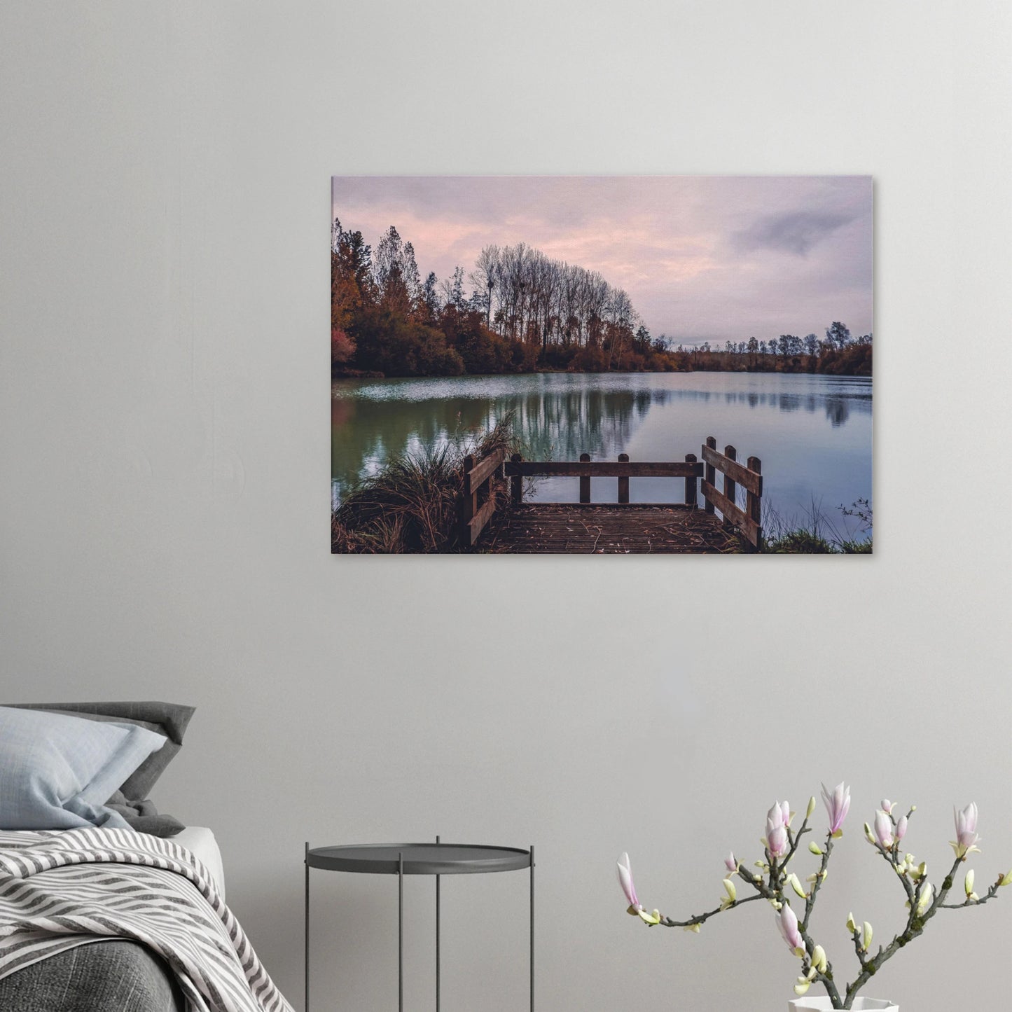 "Brume sur le Ponton" - Monkey Prints - Print Material