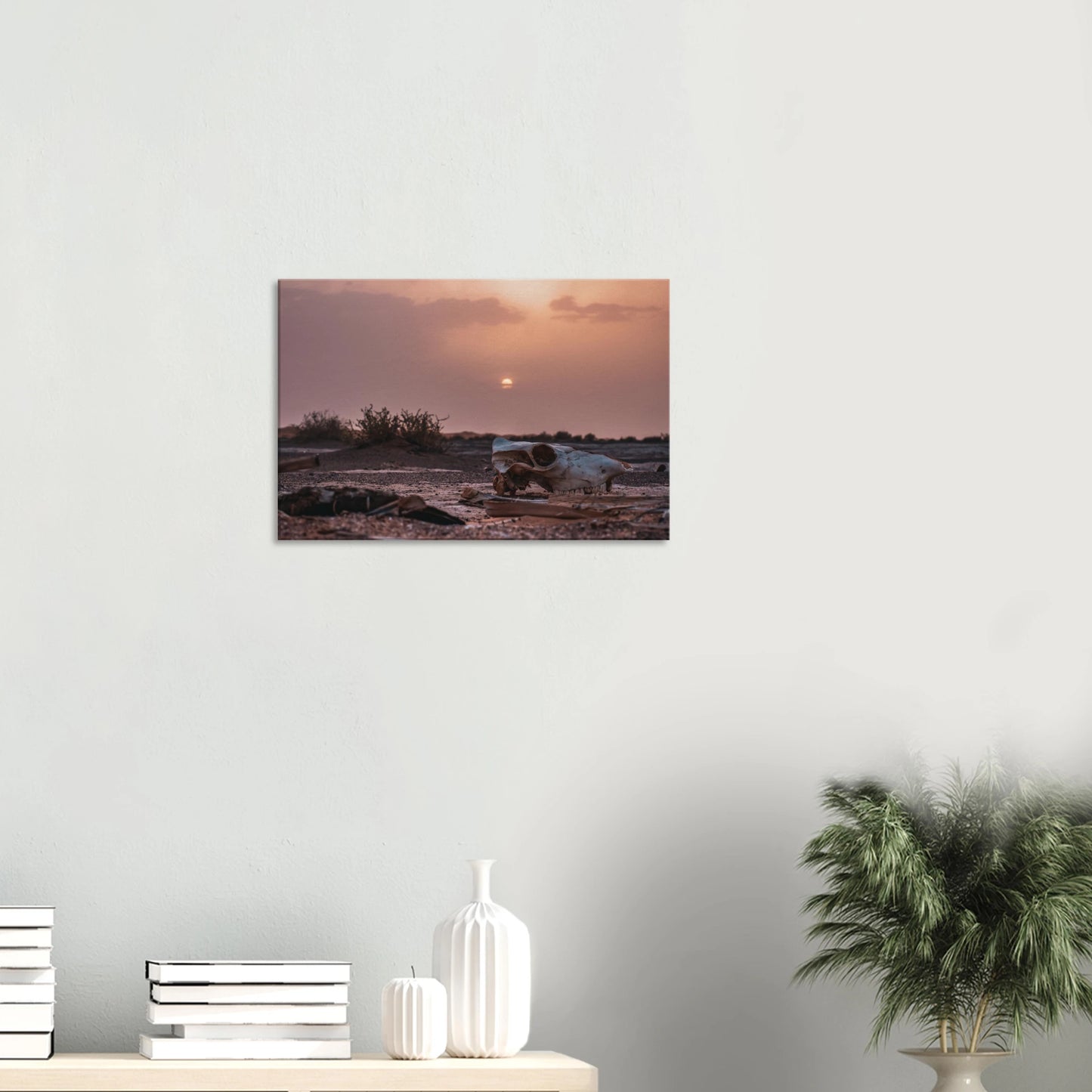 "La dure réalité du désert" - Monkey Prints - Print Material