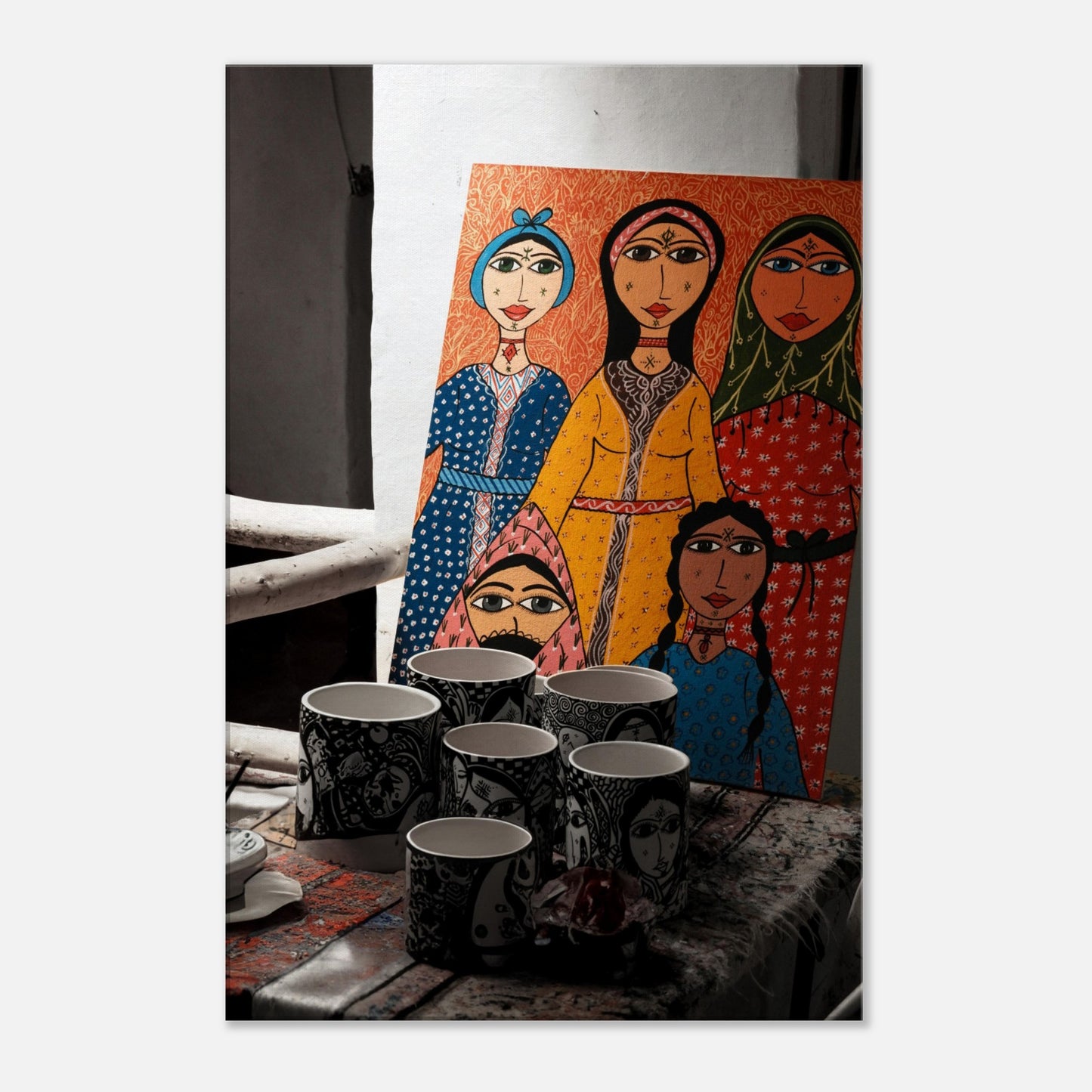 "Femmes en Couleur" - Monkey Prints - Print Material
