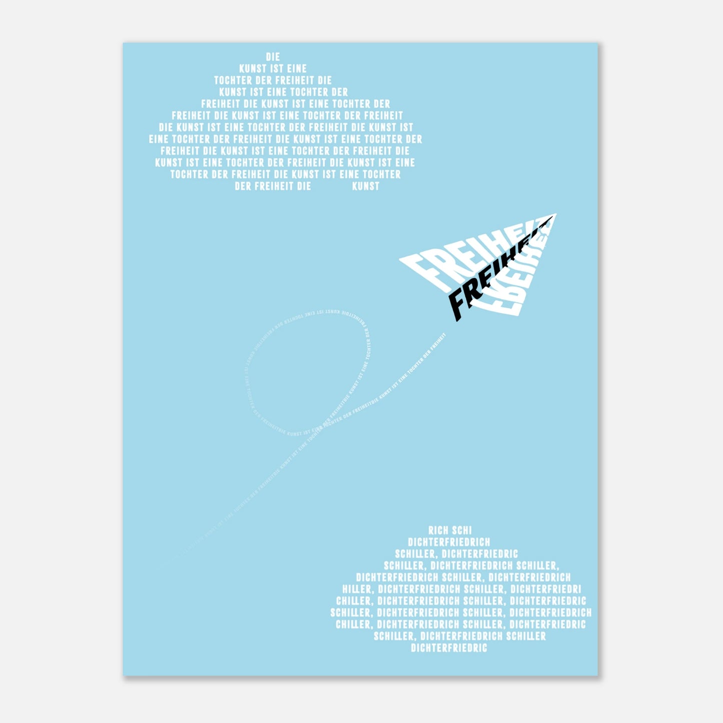 "Freiheit" - Monkey Prints - Print Material