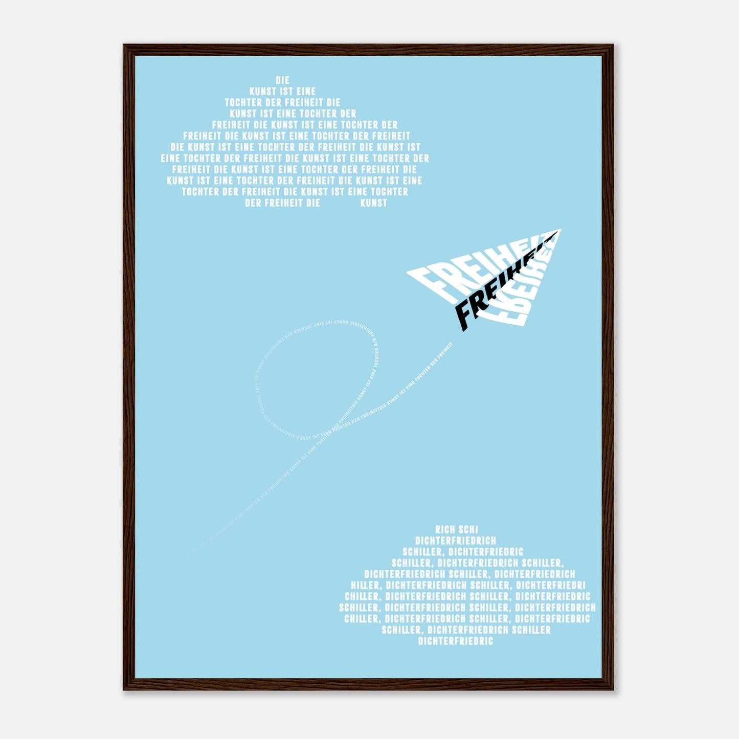 "Freiheit" - Monkey Prints - Print Material