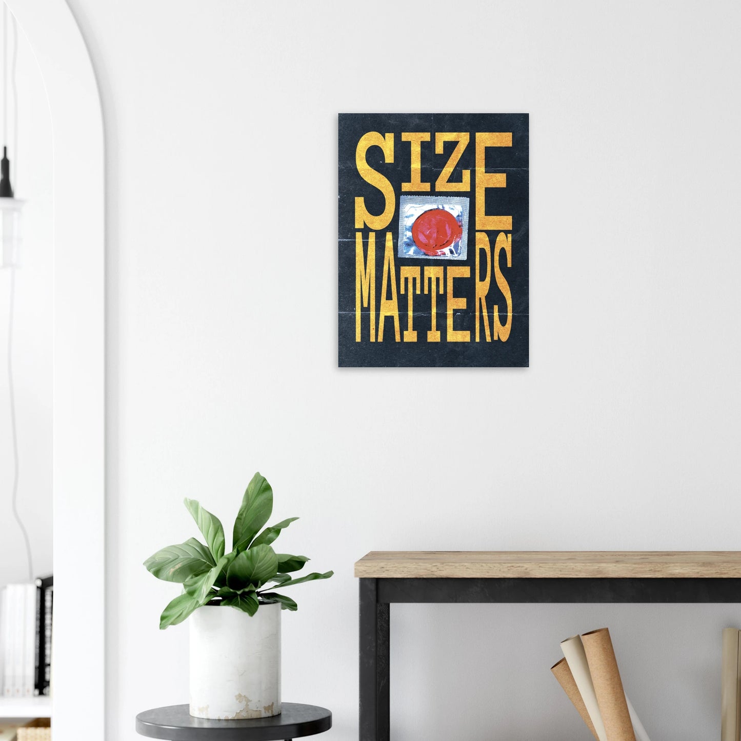 "Size Matters" - Monkey Prints - Print Material