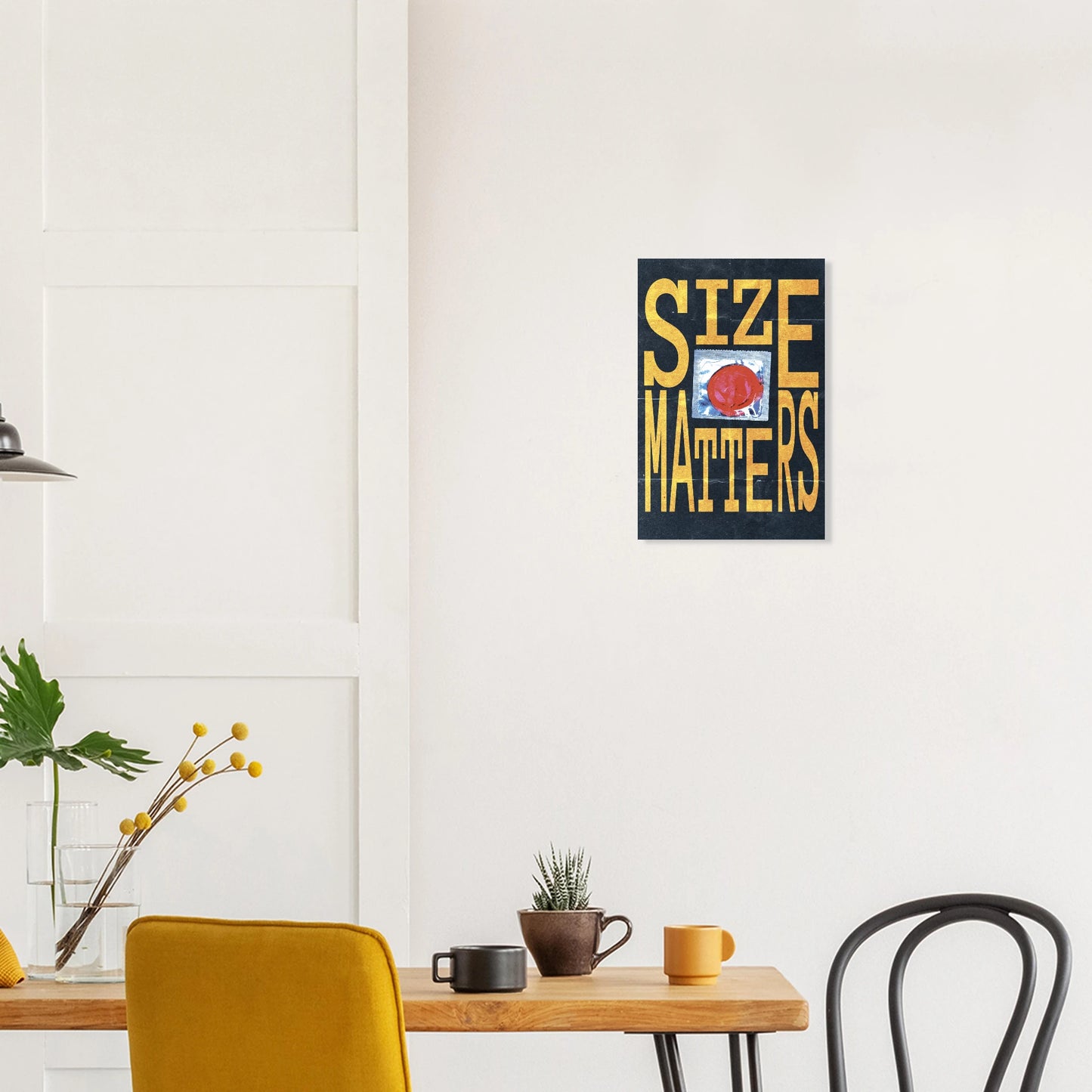 "Size Matters" - Monkey Prints - Print Material