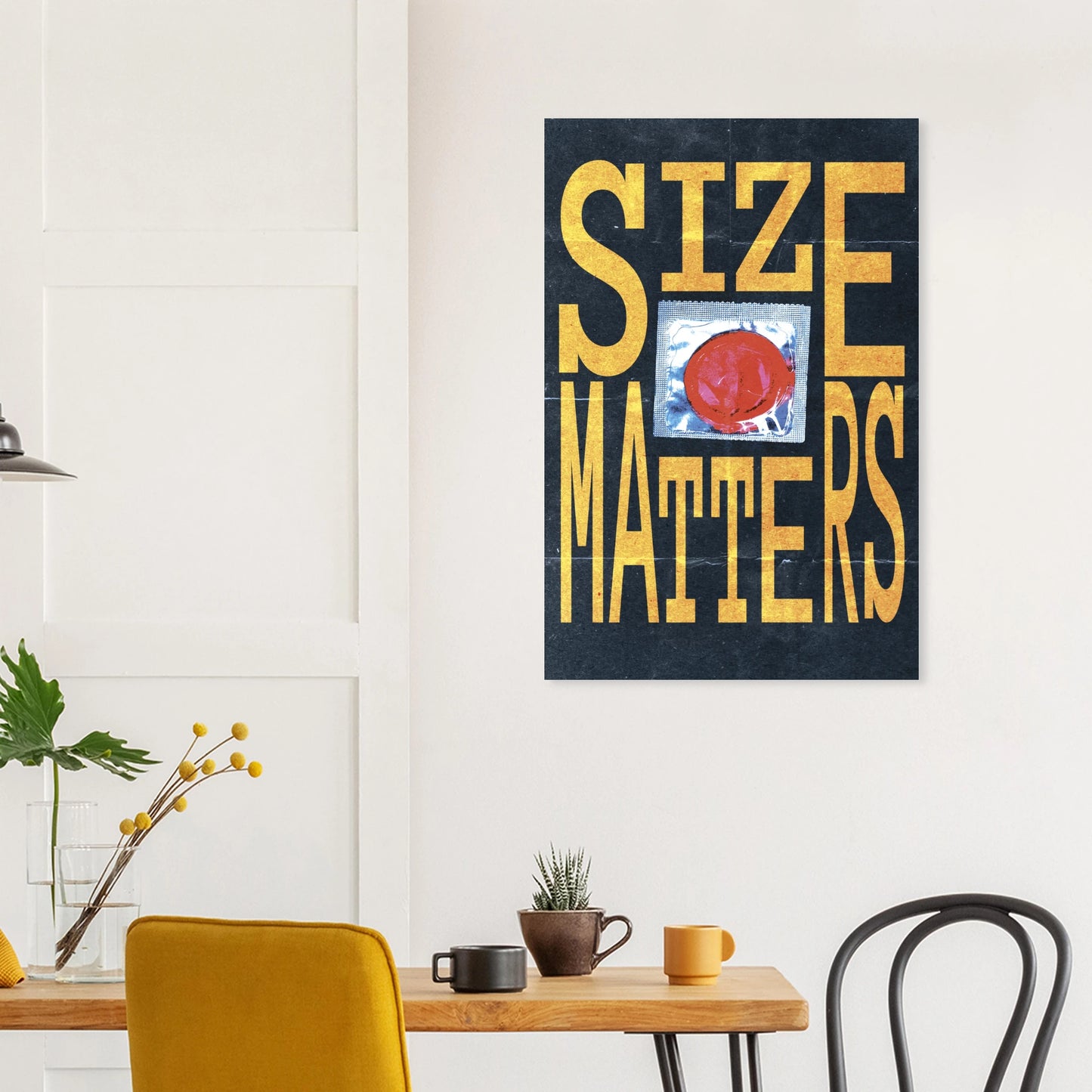 "Size Matters" - Monkey Prints - Print Material