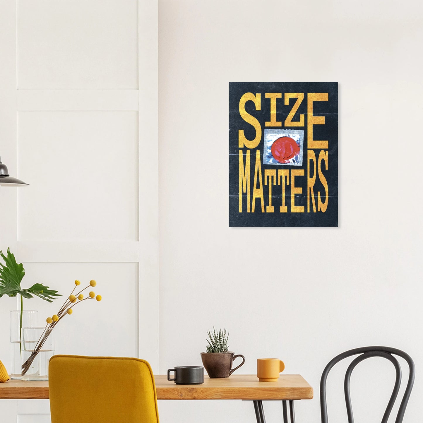 "Size Matters" - Monkey Prints - Print Material