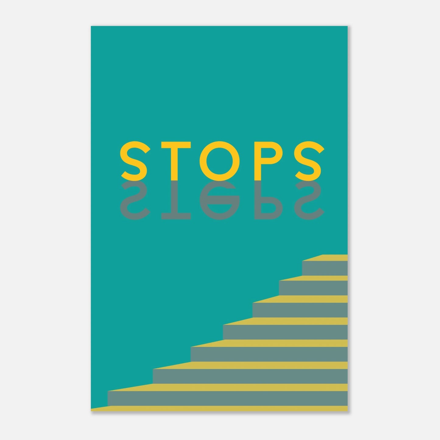 "Steps" - Monkey Prints - Print Material