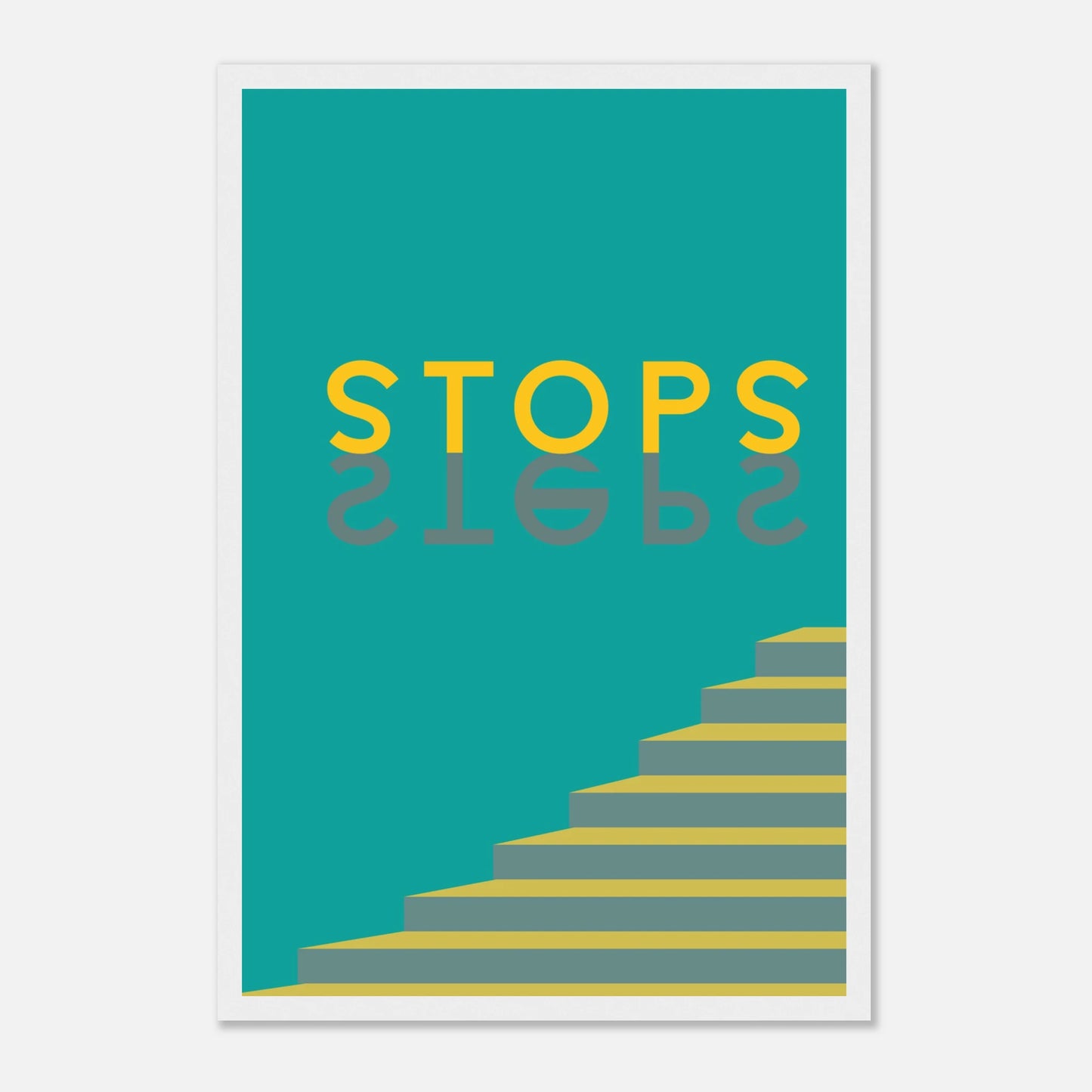 "Steps" - Monkey Prints - Print Material