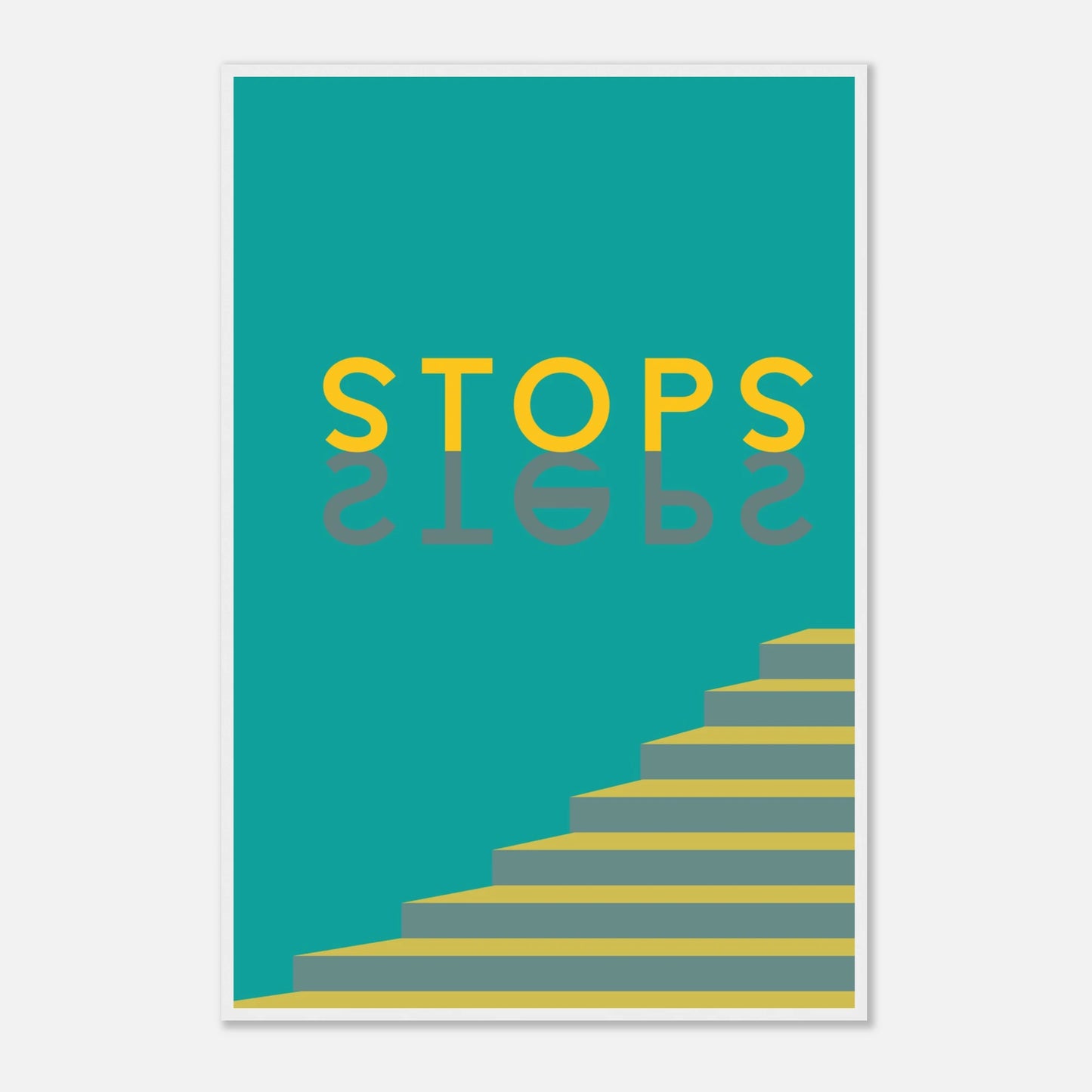 "Steps" - Monkey Prints - Print Material