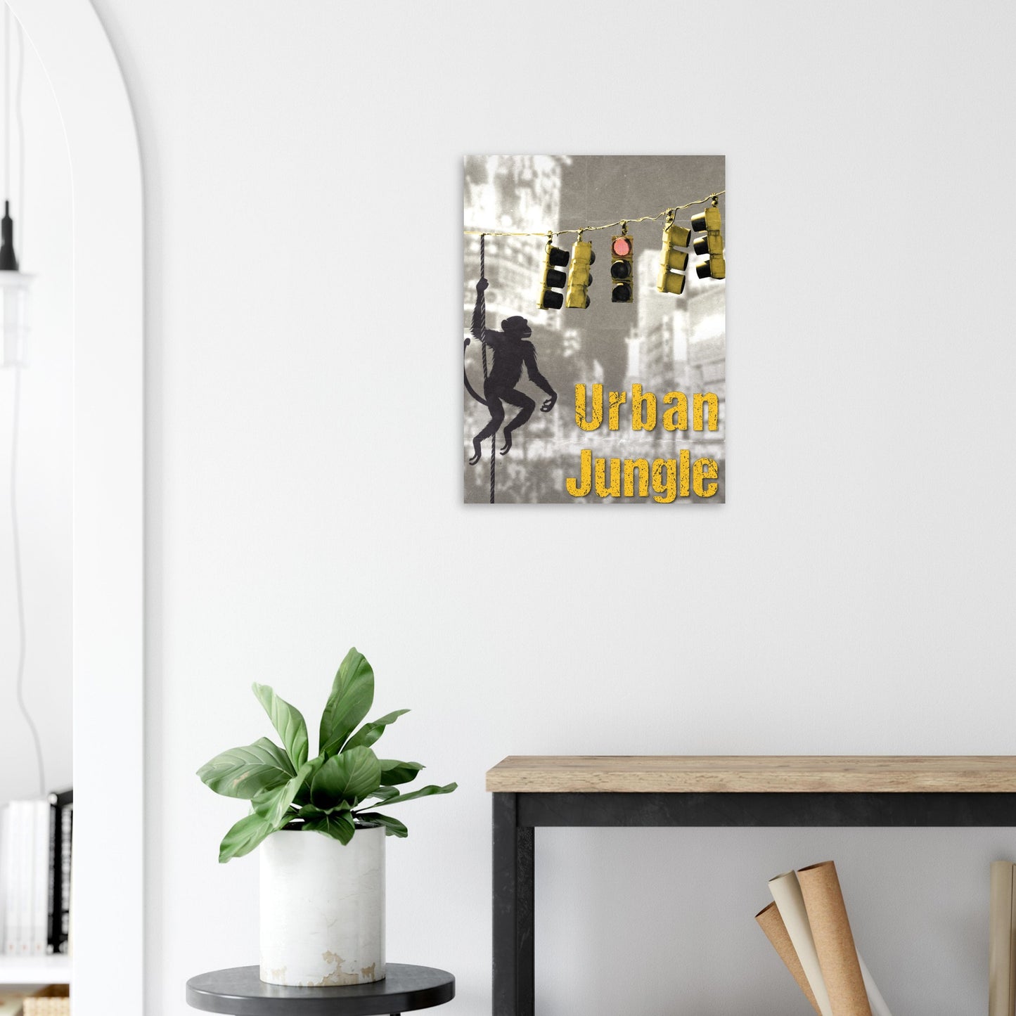 "Urban Jungle" - Monkey Prints - Print Material
