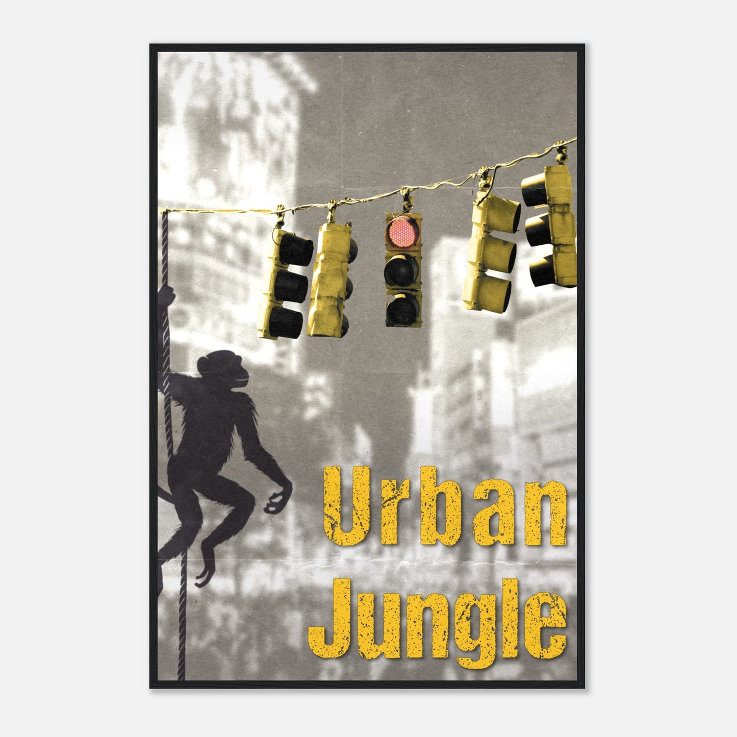 "Urban Jungle" - Monkey Prints - Print Material