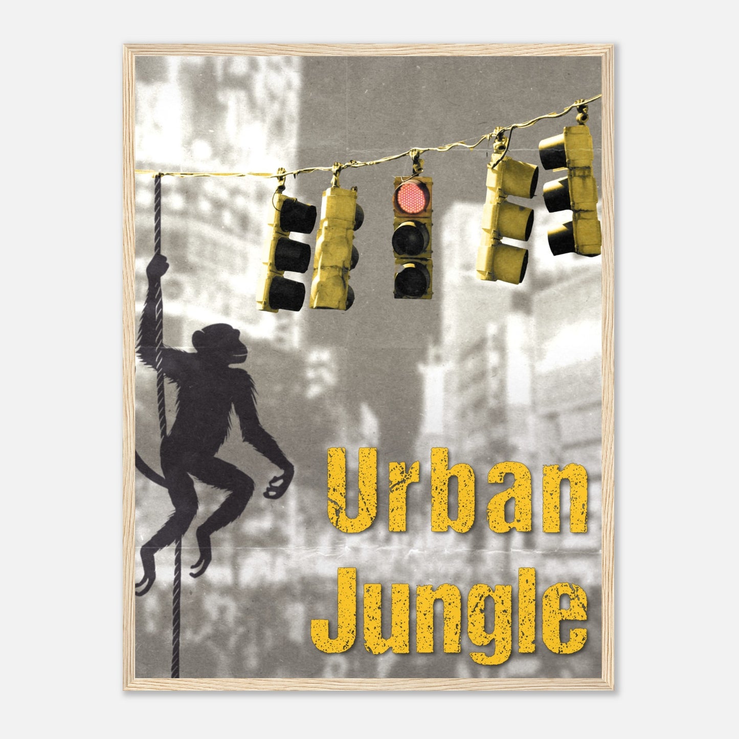 "Urban Jungle" - Monkey Prints - Print Material