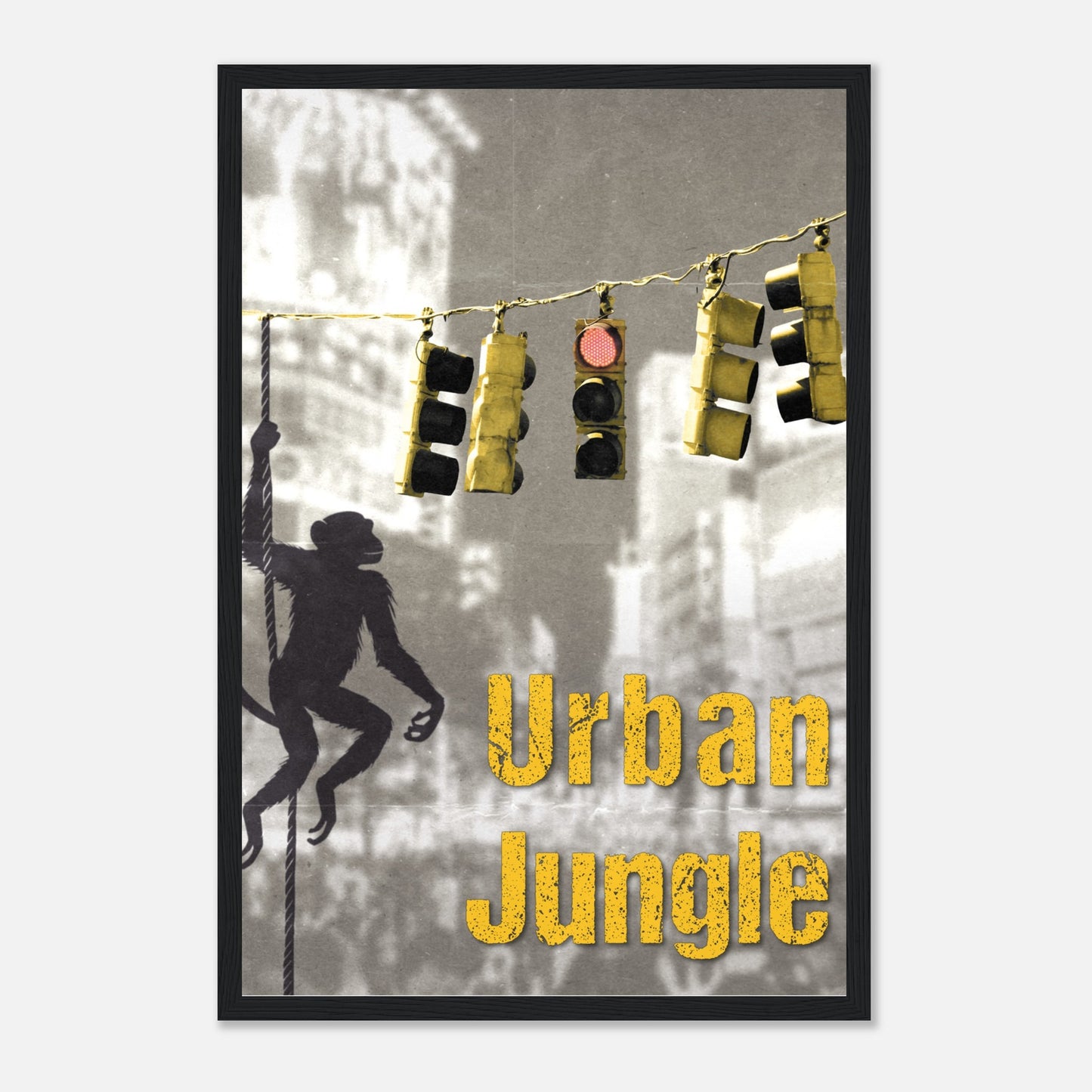 "Urban Jungle" - Monkey Prints - Print Material