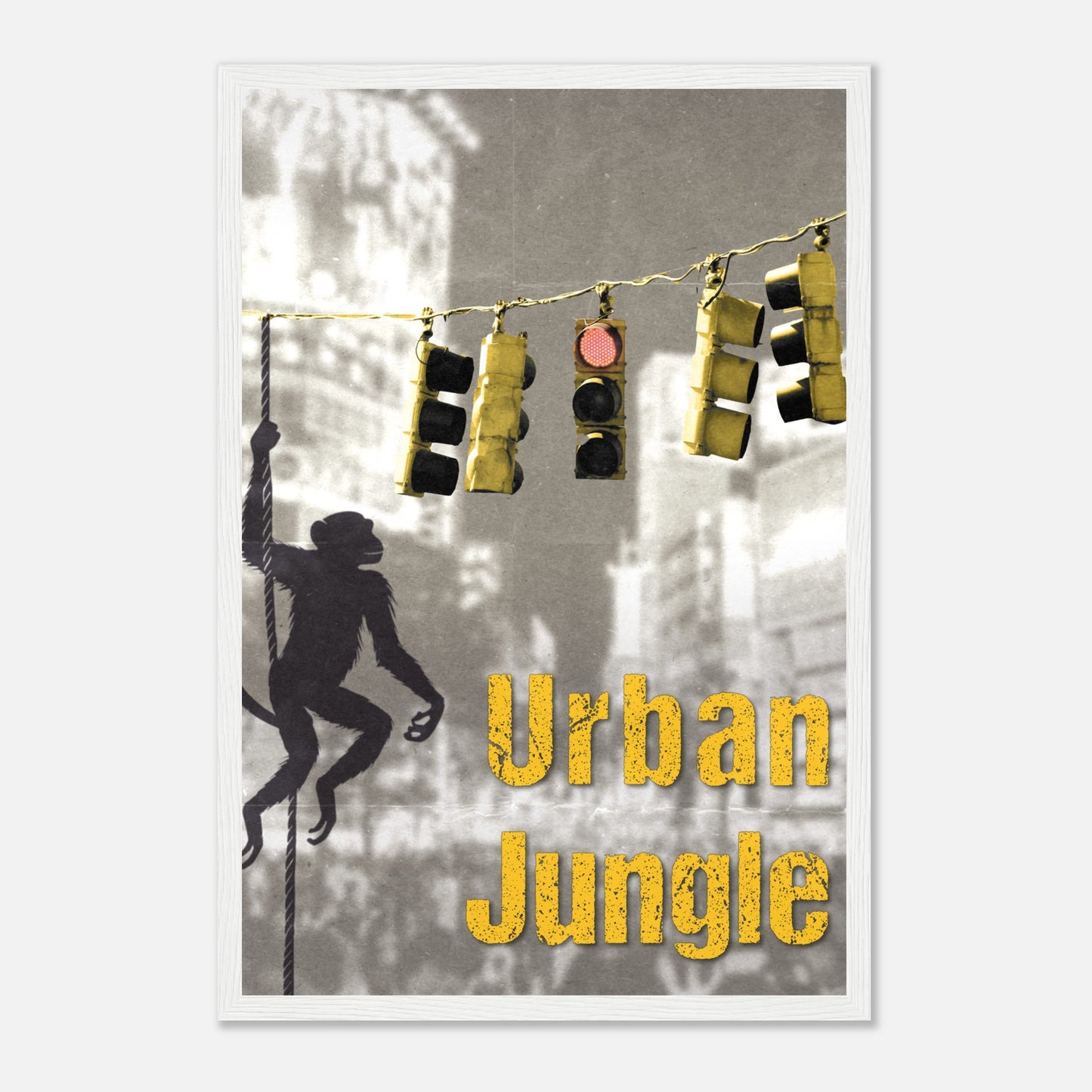 "Urban Jungle" - Monkey Prints - Print Material
