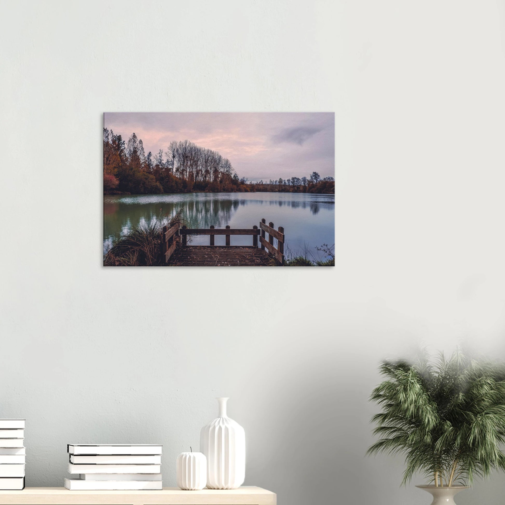 "Brume sur le Ponton" - Monkey Prints - Print Material