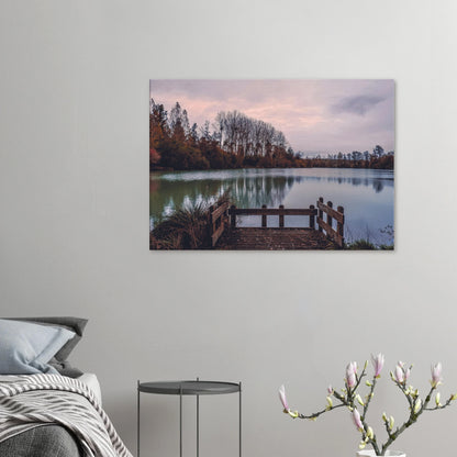 "Brume sur le Ponton" - Monkey Prints - Print Material