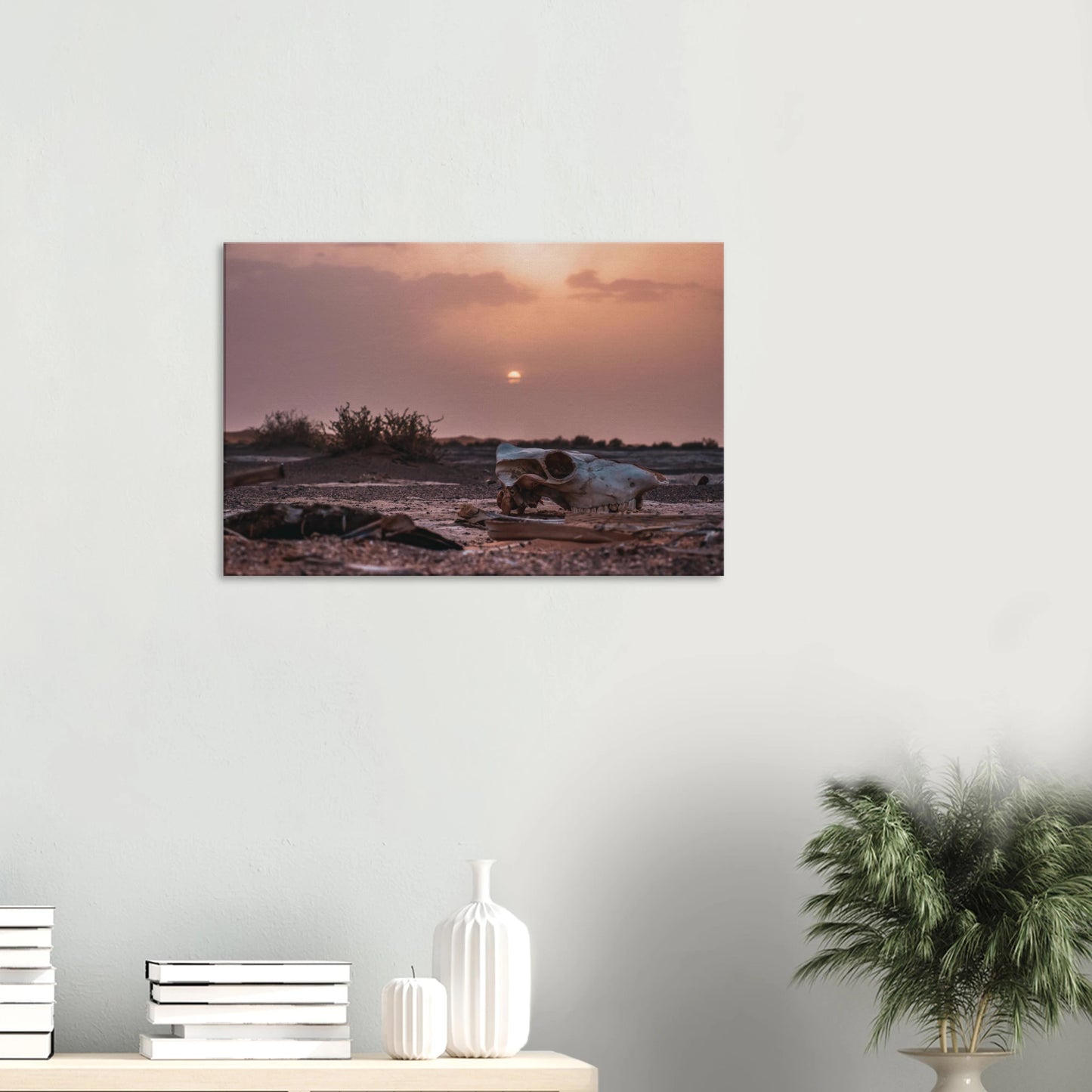 "La dure réalité du désert" - Monkey Prints - Print Material