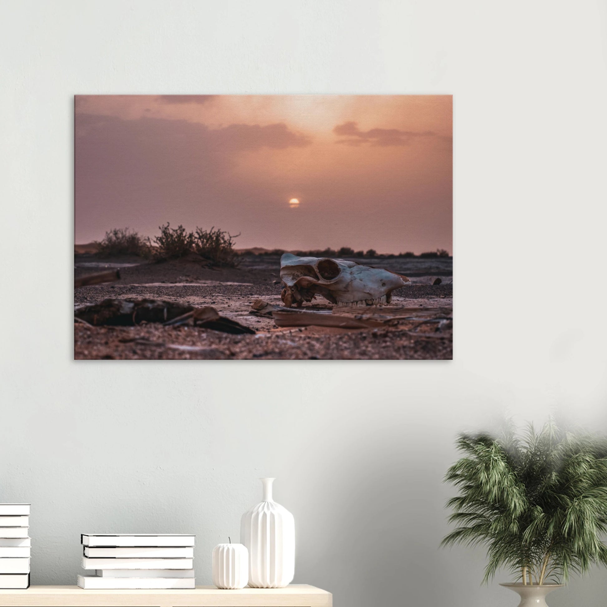 "La dure réalité du désert" - Monkey Prints - Print Material