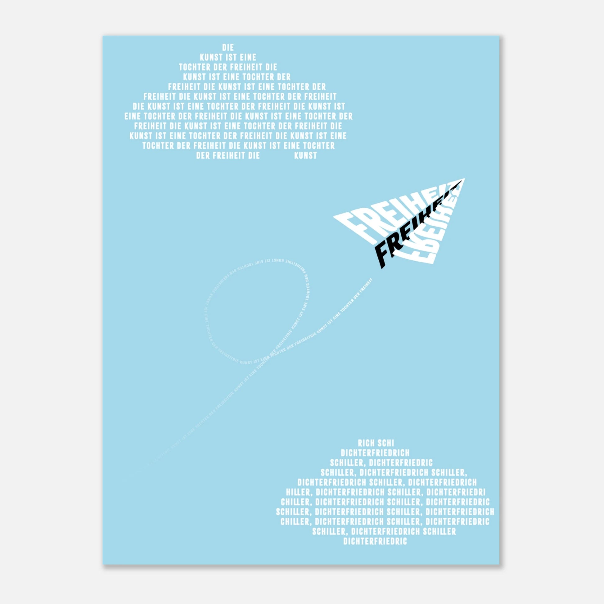 "Freiheit" - Monkey Prints - Print Material