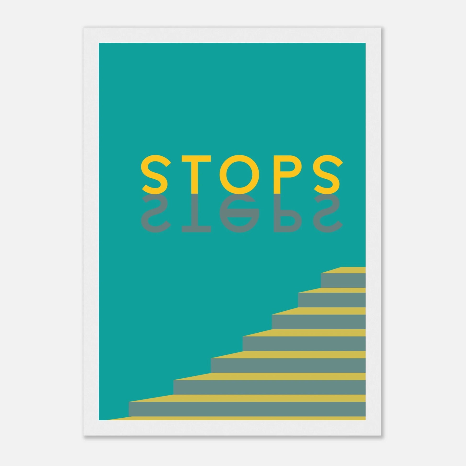 "Steps" - Monkey Prints - Print Material