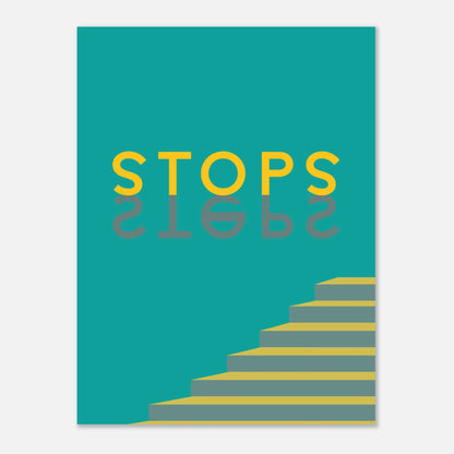 "Steps" - Monkey Prints - Print Material