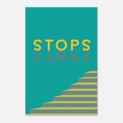 "Steps" - Monkey Prints - Print Material