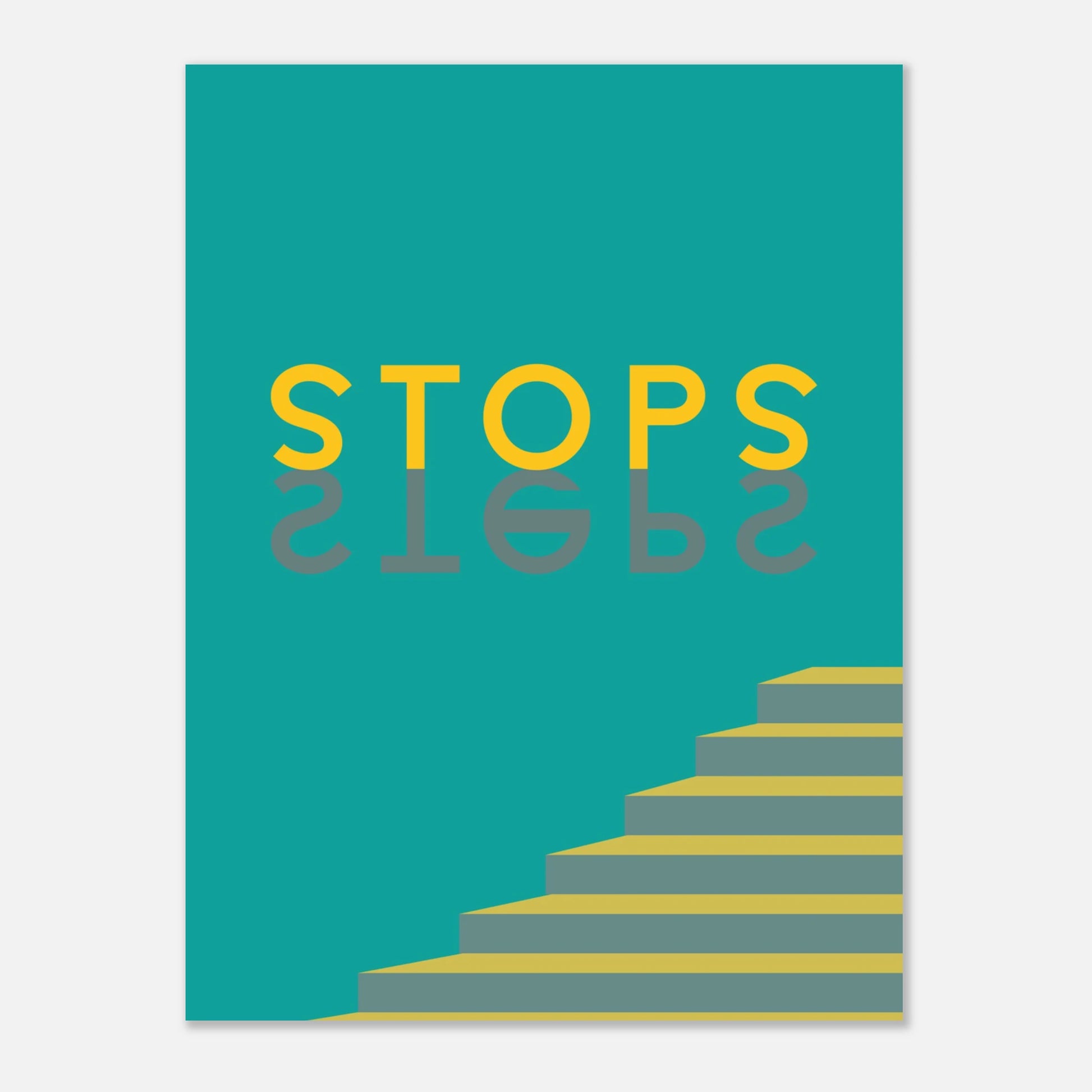 "Steps" - Monkey Prints - Print Material