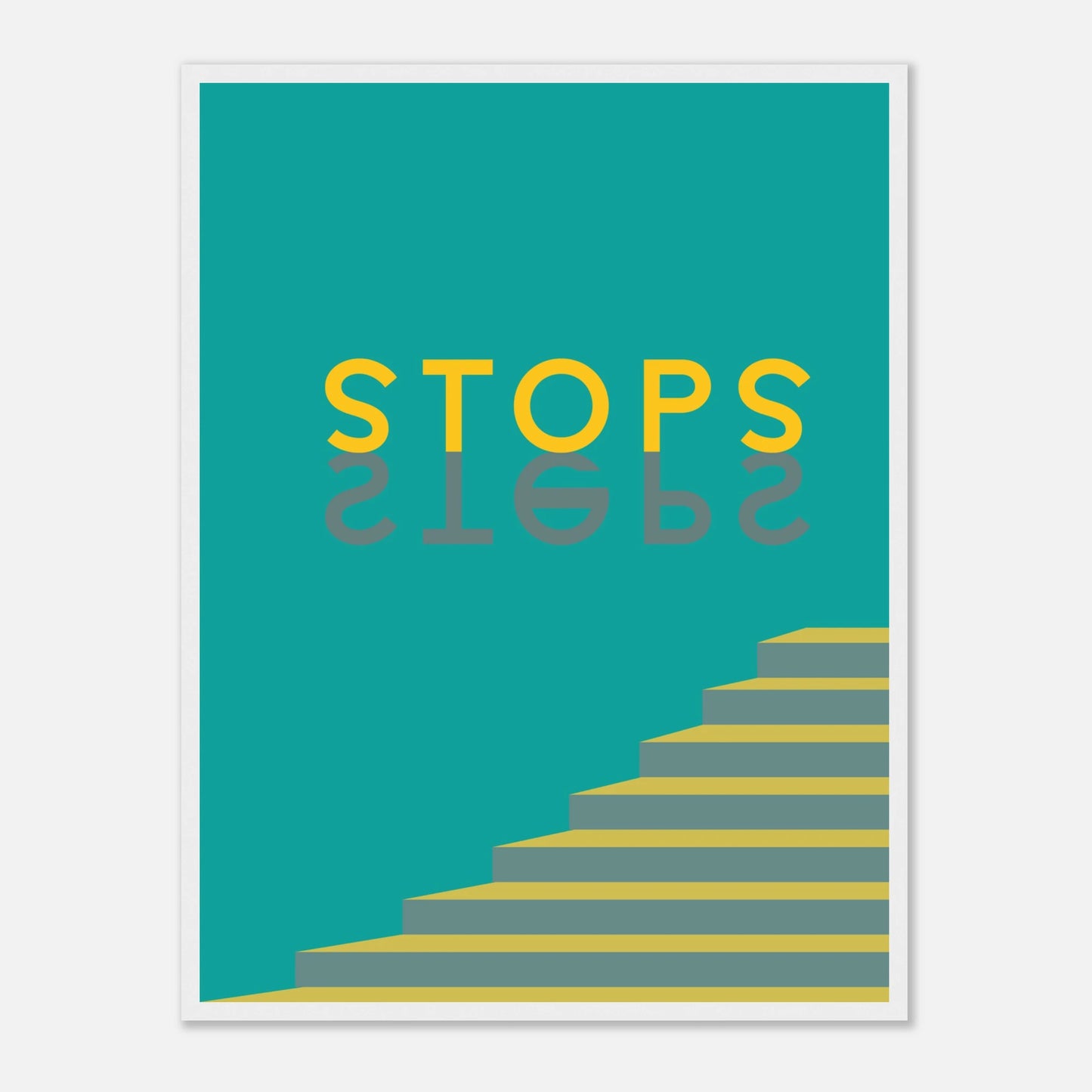 "Steps" - Monkey Prints - Print Material