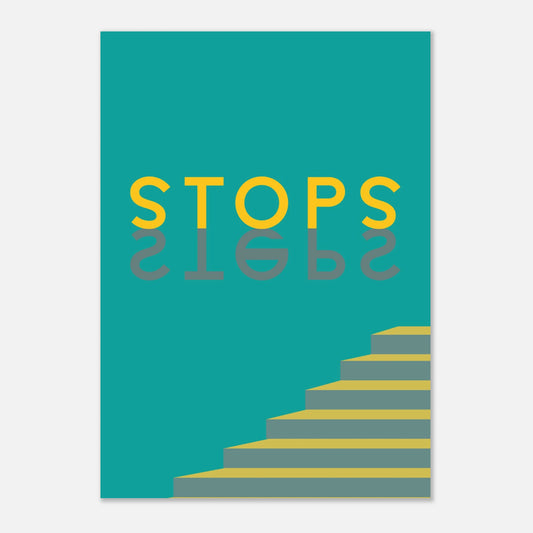 "Steps" - Monkey Prints - Print Material