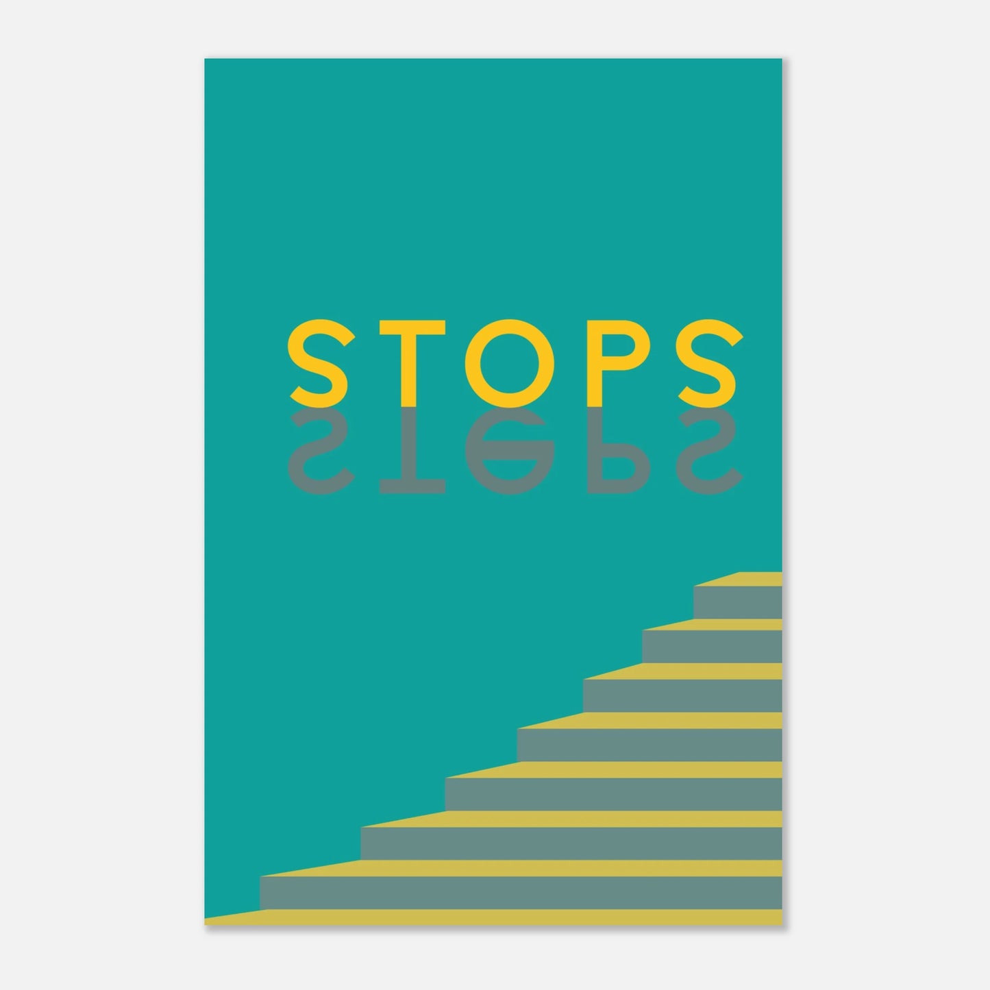 "Steps" - Monkey Prints - Print Material