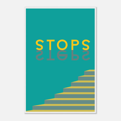 "Steps" - Monkey Prints - Print Material