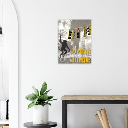 "Urban Jungle" - Monkey Prints - Print Material