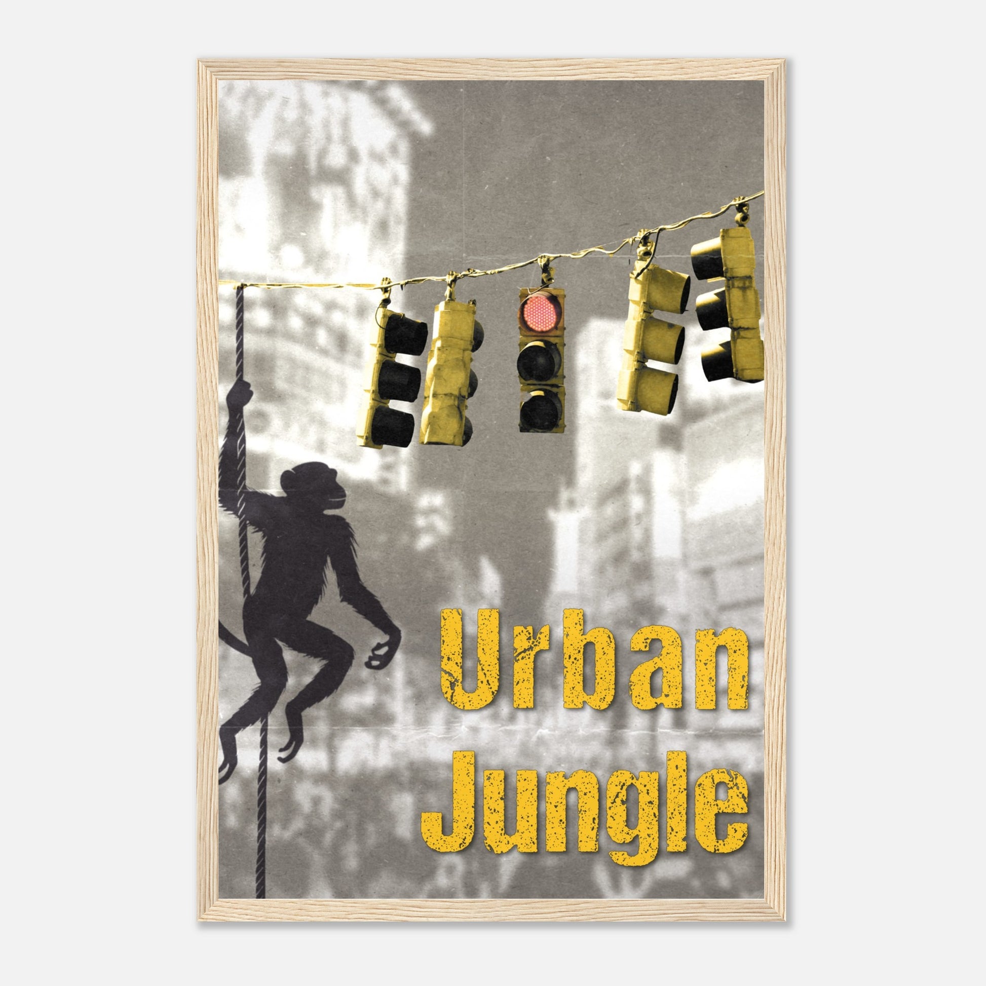 "Urban Jungle" - Monkey Prints - Print Material