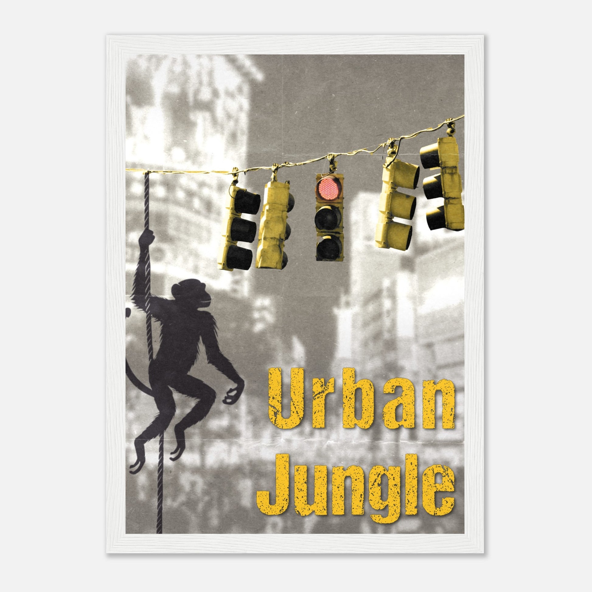 "Urban Jungle" - Monkey Prints - Print Material