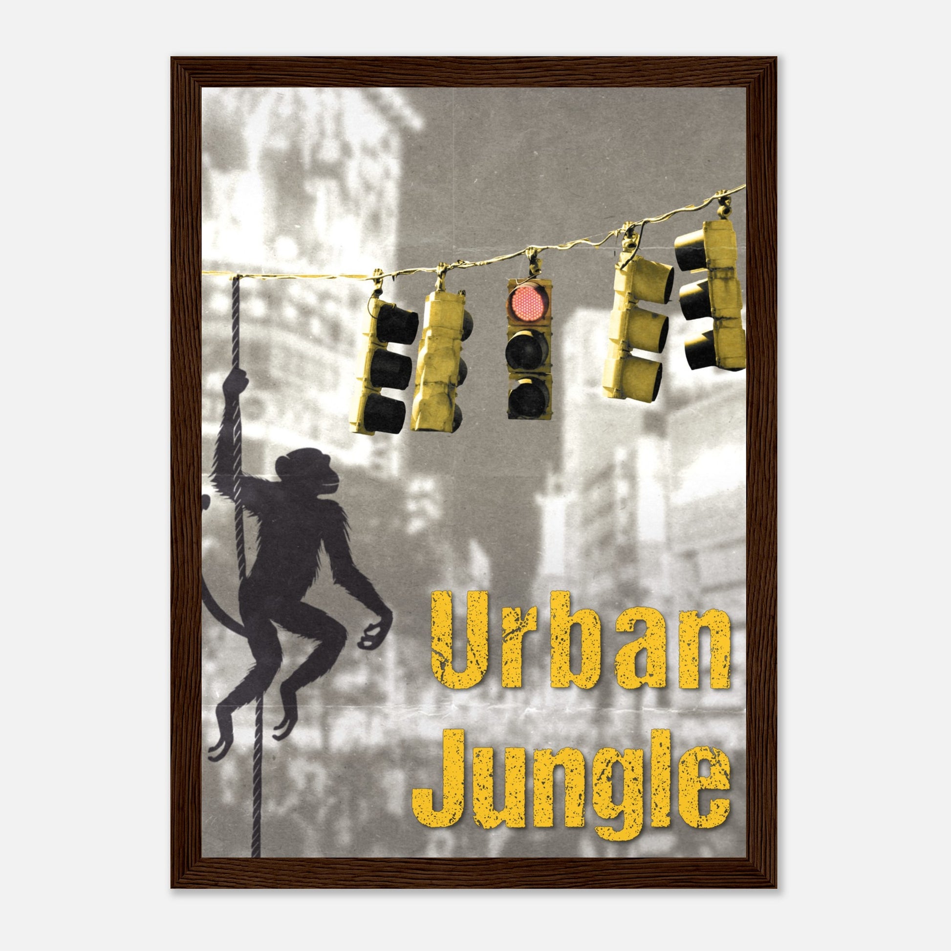 "Urban Jungle" - Monkey Prints - Print Material