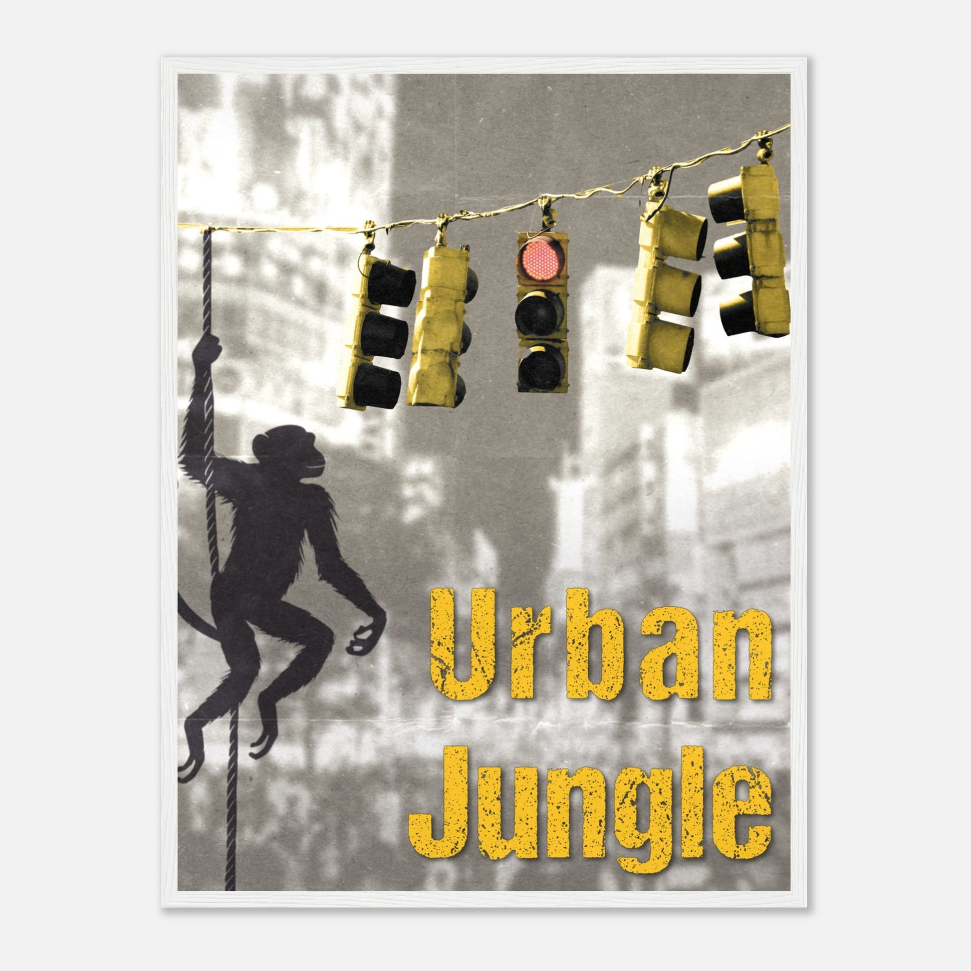 "Urban Jungle" - Monkey Prints - Print Material