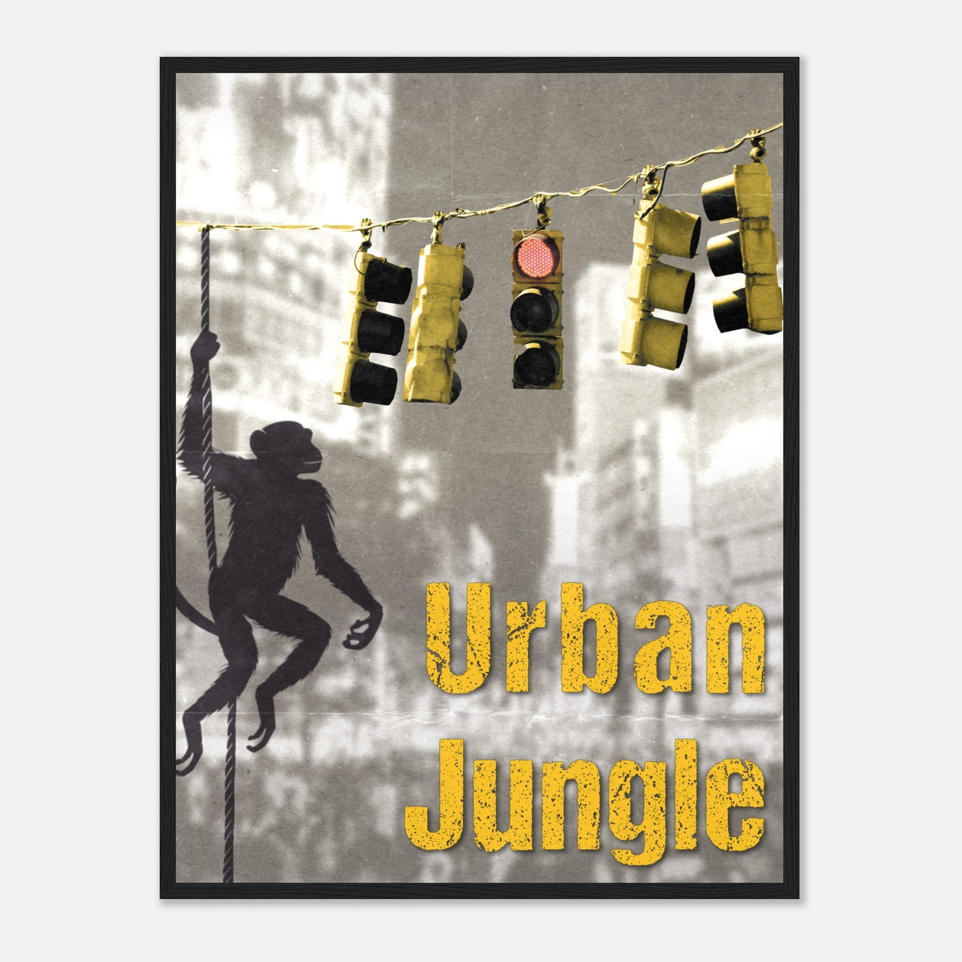 "Urban Jungle" - Monkey Prints - Print Material
